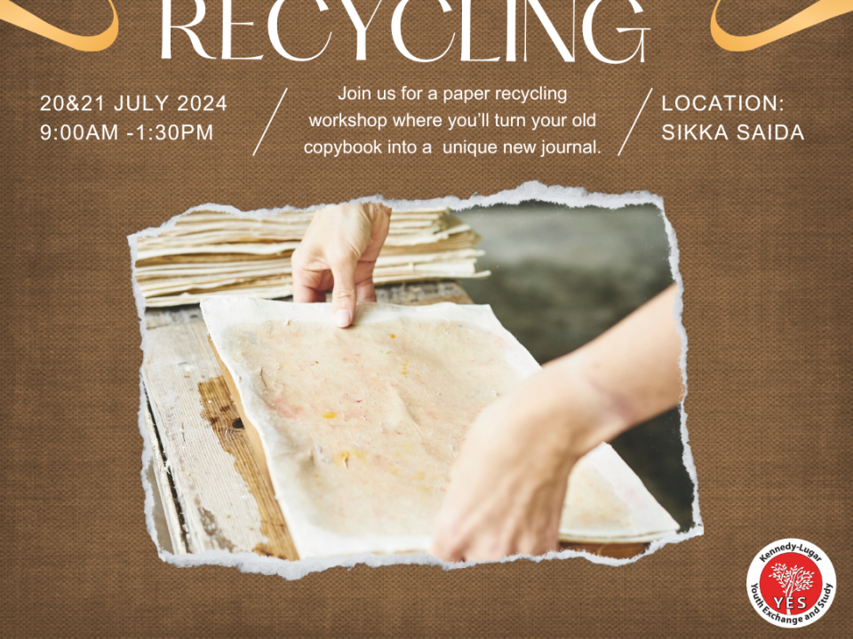 Paper Recycling workshop